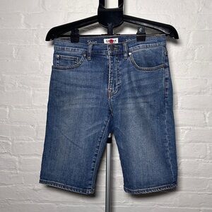 Grana Japanese Denim Men's Washed Blue 11in Denim Shorts